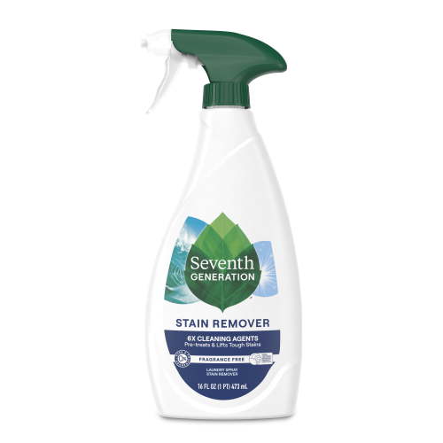 Seventh Generation Free & Clear, Fragrance-Free Laundry Stain Remover Spray, 16 oz