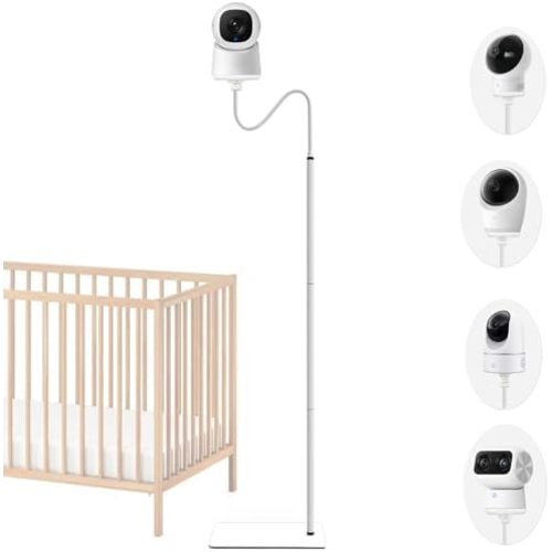 Baby Monitor Floor Stand Holder Mount Compactible for eufy E20,E21,E30, Indoor Cam S350,Spaceview E110, Spaceview pro E210,E220