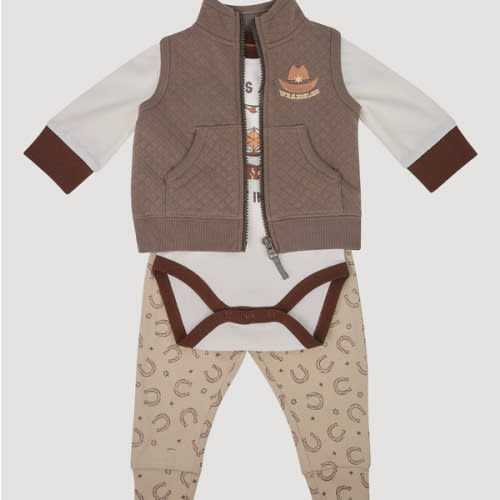Wrangler Baby Sherpa Vest Set | NEW | Wrangler®