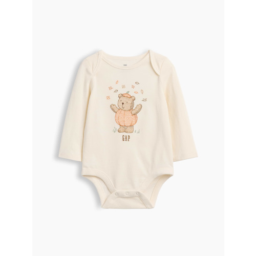 Baby First Favorites Organic Cotton Halloween Bear Bodysuit