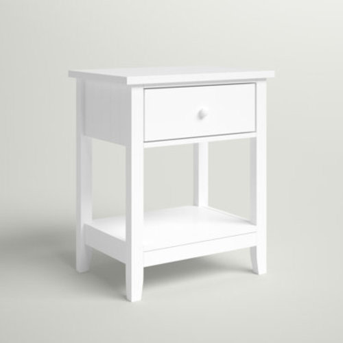 Lark Manor™ Atila End Table, 2-Tier Side Table With Drawer And Storage Shelf, Modern Beside Table For Bedroom, Living Room & Reviews | Wayfair