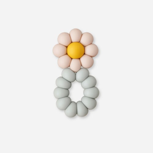 Freezer Teether- Chamomile/Blush