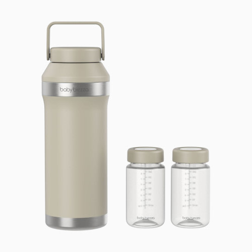 Baby Brezza 24-Hour Breastmilk Portable Cooler - Taupe, 20 Oz