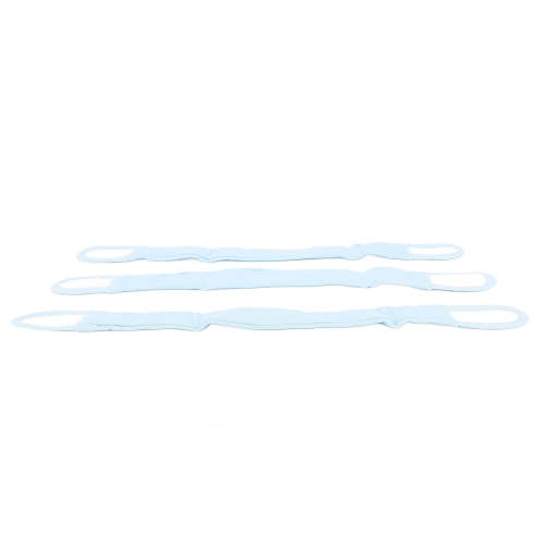Yajisi 3pcs Adjustable Cotton Newborn Diaper Fastener Belt, Blue (8.66 inches / 22 cm)