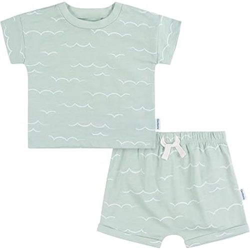 Gerber baby-boys Toddler T-shirt and Shorts Set