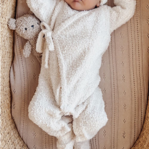 Luna + Luca Cozy Teddy Kimono Set