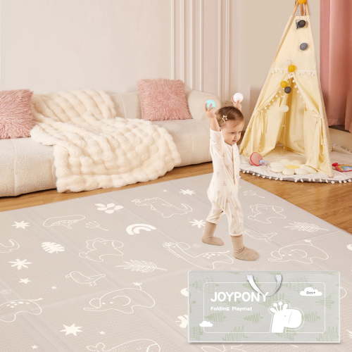 Joypony Baby Play Mat (50 x 50 inch), Waterproof Reversible Foam Crawling Mat, Soft, Non-Toxic, Easy to Clean, for Infants and Toddlers - Walmart.ca