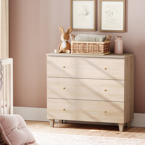 George Oliver 3-Drawer Kids Dresser & Reviews | Wayfair
