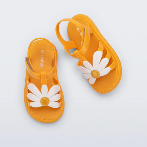 Hip Bloom Sandal in Orange for Babies – Mini Melissa Shoes