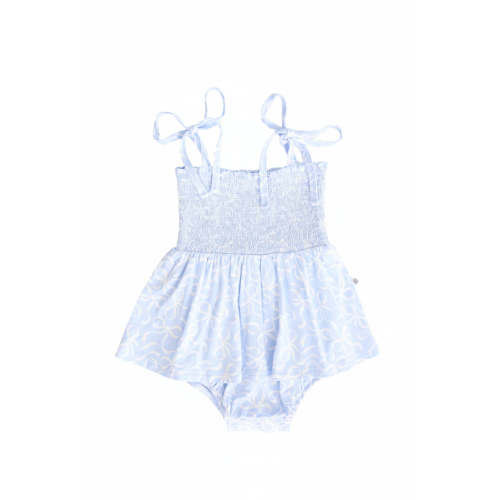 Smocked Twirl Bodysuit | Blue-tiful Bows