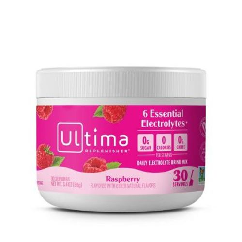 Ultima Replenisher Vegan Electrolyte Drink Mix - Raspberry - 3.4oz