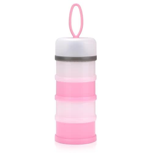 Accmor Baby Formula Dispenser On The Go, Stackable Formula Dispenser Formula Container to Go, Non-Spill Portable Milk Powder Kids Snack Storage Container, BPA Free