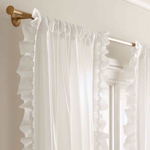 LoveShackFancy Bow Trim Edge Sheer