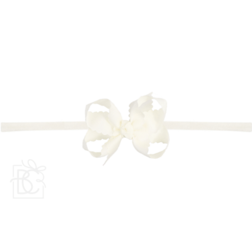 Satin Double Knot Bow on Clip
