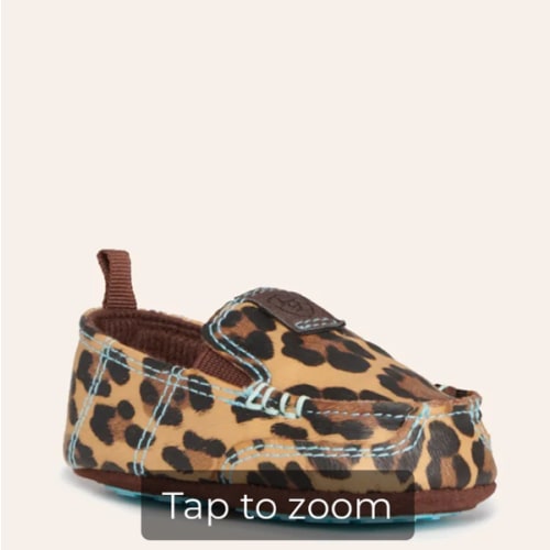 Ariat Lil Stompers Infant Natalie Leopard Print Cruiser Casual Shoes