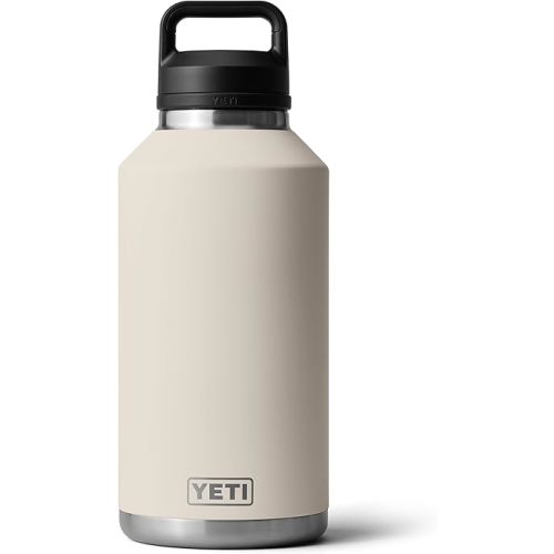 YETI Rambler 64 oz Bottle, Vacuum Insulated, Leakproof, Stainless Steel with Chug Cap, Cape Taupe