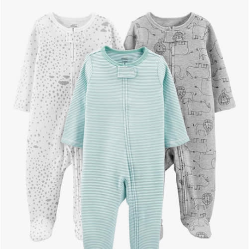 Simple Joys by Carter's Baby 3-Pack Neutral Sleep and Play
