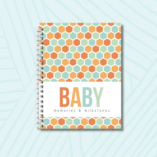 Hardcover Baby BookSherbet Honeycomb