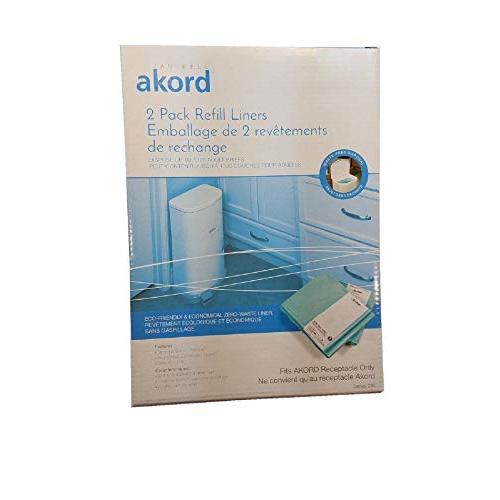 Janibell Akord Liner Refills for Akord 330 Series, Green, Lightly Scented, 2 Count (Pack of 1)