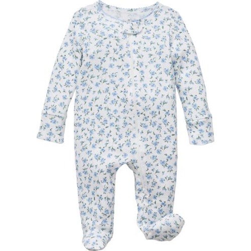 Pointelle Pima Cotton Zip Footie