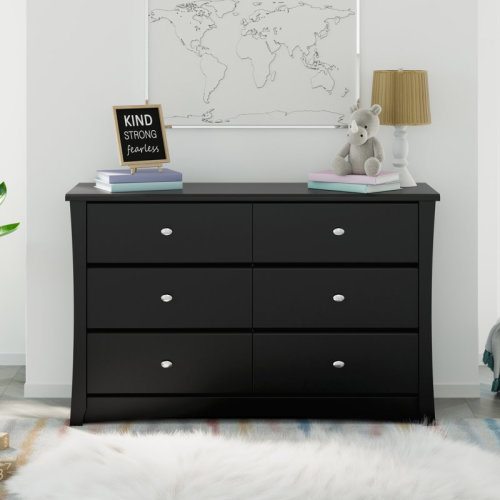 Storkcraft Crescent 6 Drawer Double Dresser & Reviews | Wayfair