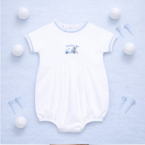 Little Golfer Bubble - Light Blue – Magnolia Baby