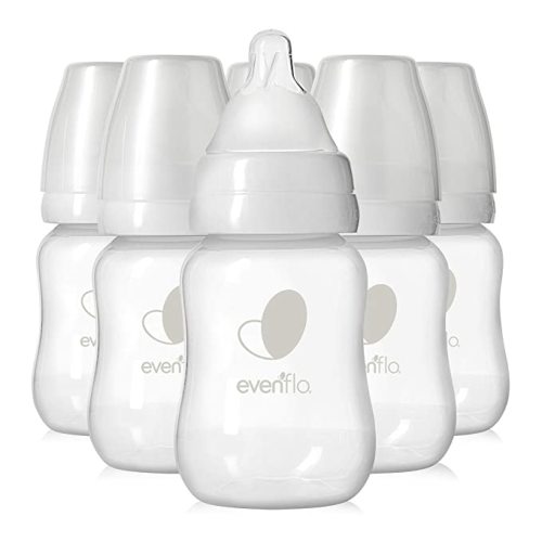 Evenflo Feeding Premium Proflo Venting Balance Plus Standard Neck Baby, Newborn and Infant Bottles - Developed by Pediatric Feeding Specialists - 4 Ounce (Pack of 6) - 6 Count (Pack of 1) - Balance + Standard