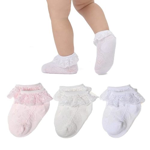 Marchare Baby Lace Socks 3 Pack