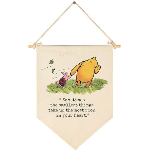 Sometimes the Smallest Things Take Up the Most Room-Christmas Birthday Party Bunting-Baby Present Shower-Wall Flag Decor Gift-Banner Sign Present for Nursery Bedroom Playroom Front Door