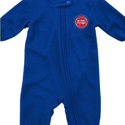 Detroit Pistons Infant Blanket Sleeper - Vintage Detroit Collection