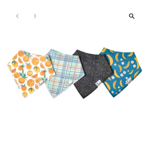 Copper Pearl Baby Bandana Bibs | Citrus