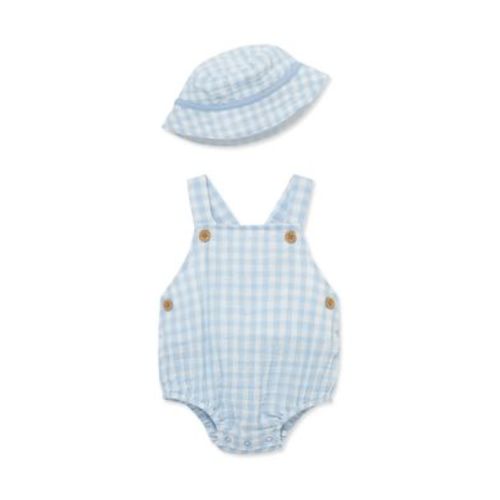 Baby Boys Sunsuit Hat Set