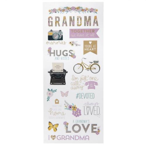 Grandmother Foil Stickers