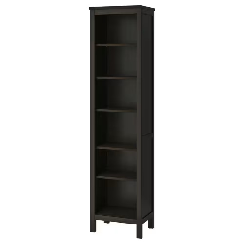 HEMNES bookcase, black-brown, 191/4x771/2" - IKEA