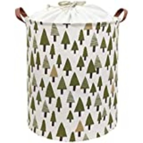 Amazon.com: Sanjiaofen Large Storage Bins,Canvas Fabric Laundry Basket Collapsible Storage Baskets for Home,Office,Toy Organizer,Home Decor (Tree) : Home & Kitchen