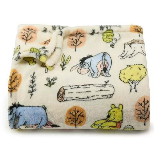 Disney's Winnie the Pooh Oversized Supersoft Printed Plush Throw by The Big One
