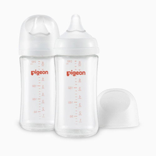 Pigeon Glass Anti-Colic Nursing Bottle Wide Neck - 8 Oz, 2