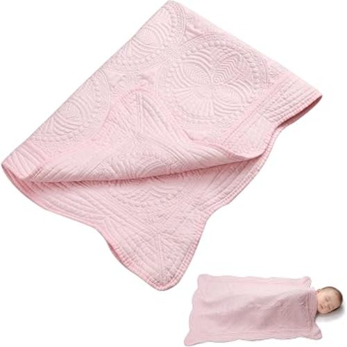 Lightweight Baby Quilt Cotton Blanket Durable Personlized Baby Blankets Four Seasons Cotton Quilted Blanket