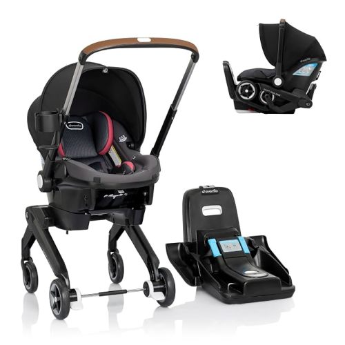 Shyft DualRide with Carryall Storage Infant Car Seat and Stroller Combo (Boone Gray)