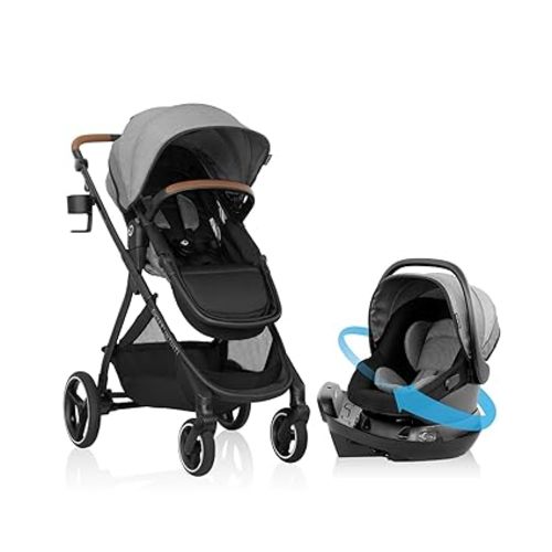 Evenflo Shyft Intuiti Travel System w/ Revolve180 LiteMax NXT Rotating Car Seat