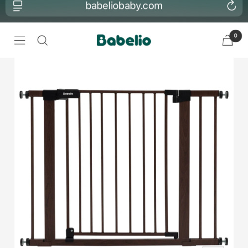 PressGuard C5&P7 Wood Pattern | Baby Gate for Top of Stairs