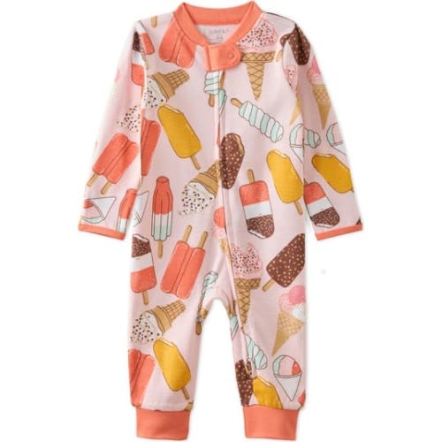Shadow Organic Cotton Romper, 3-6M
