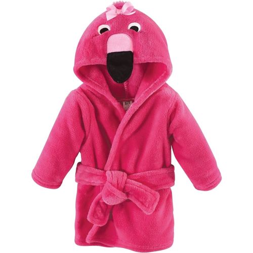 Hudson Baby Unisex Baby Plush Animal Face Bathrobe