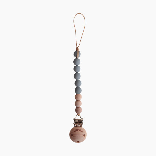Mushie Cleo Pacifier Clip - Stone