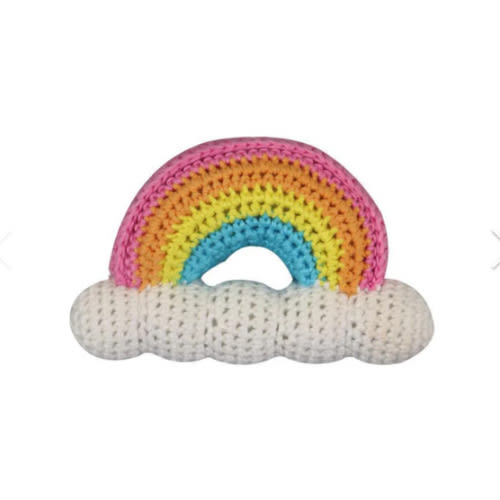 Shop for Rainbow Crochet Rattle - Pastel online
