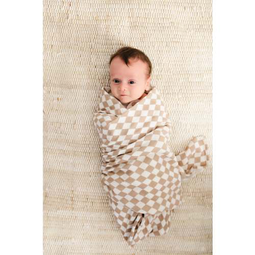 Child of God Checker Swaddle Blanket – OUR HOUSE ABOVE