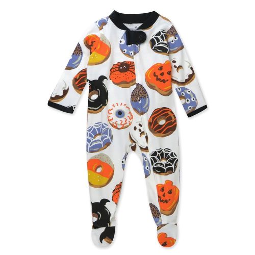 HonestBaby Baby Celebration Sleep & Play Footed One-Piece Pajama Sleeper 100% Organic Cotton