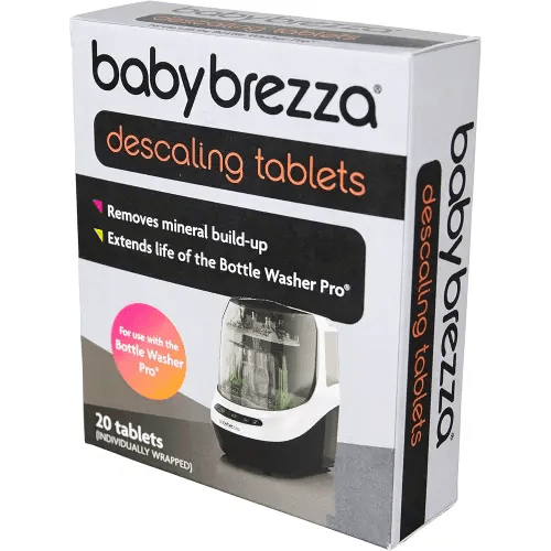 Baby Brezza Descaling Tablets - Compatible with Bottle Washer Pro and ALL BRANDS of Baby Bottle Washer Appliances