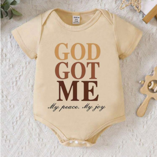 SHEIN Vintaside Kids Newborn Baby Boy's Casual Wearable Basic Bodysuit With Fun Letter Pattern | SHEIN USA