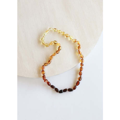 Polished Ombre Baltic Amber || Necklace – CanyonLeaf